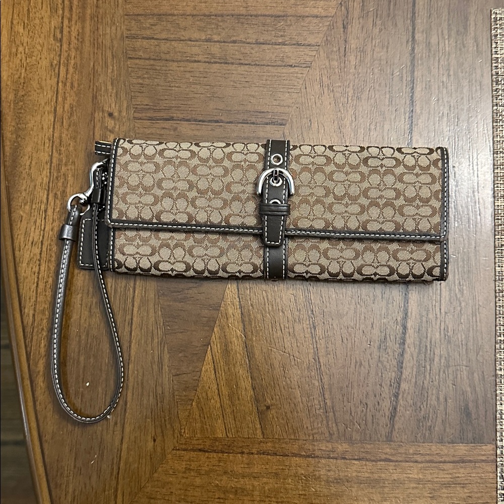 Coach Brown Signature Wallet